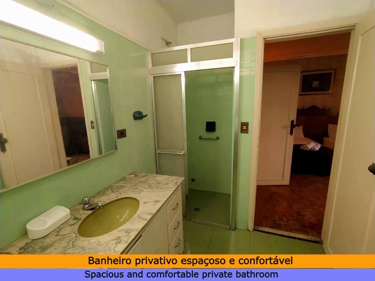 Cama Queen Mega Suite - 10 Min Metro E Aeroporto Cgh São Paulo Luaran gambar